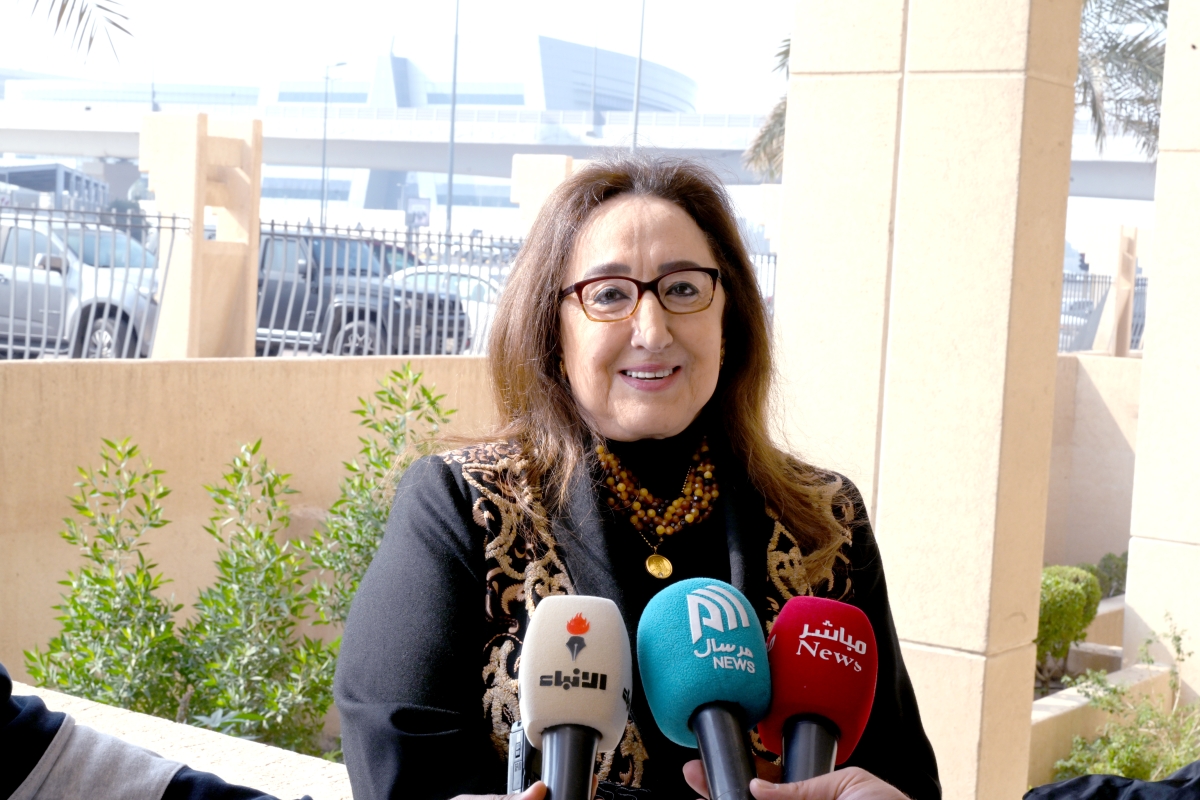 بيبي اليوسف تتحدث للإعلام