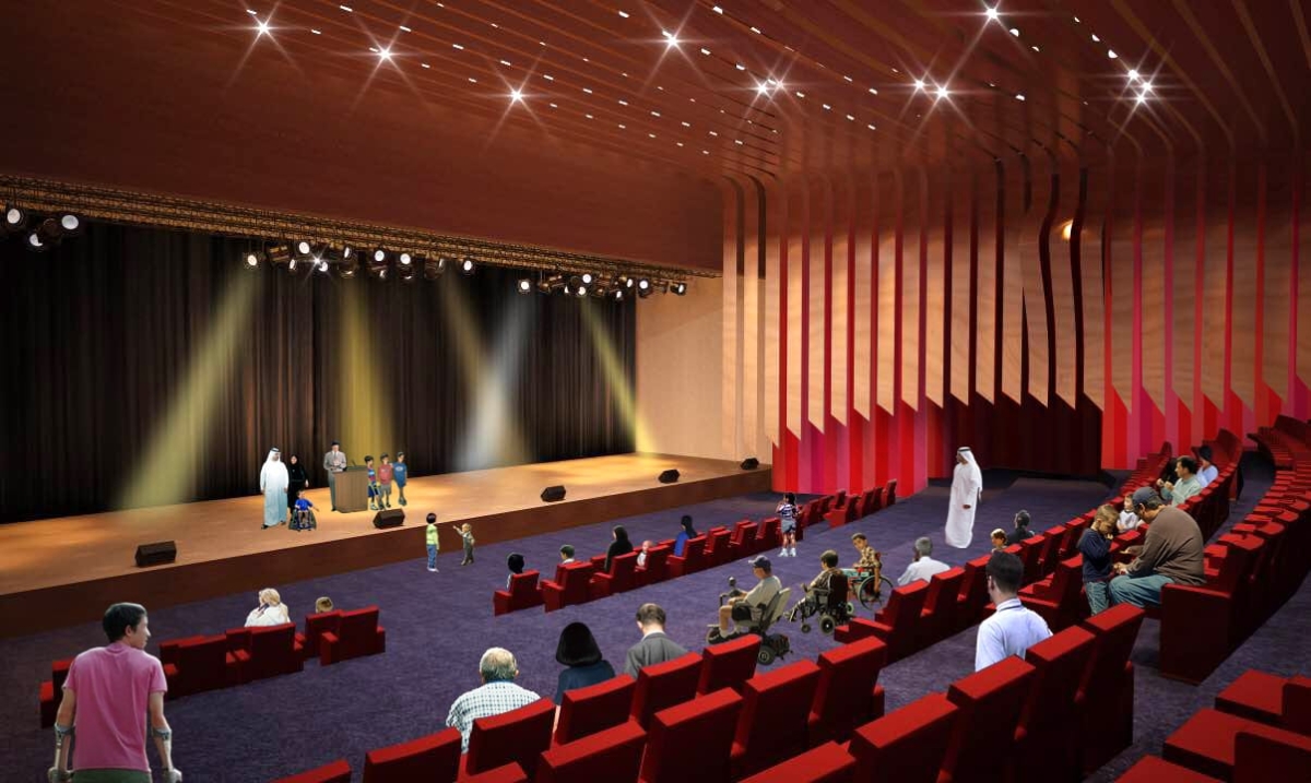 مسرح بأحدث الأنظمة الصوتية