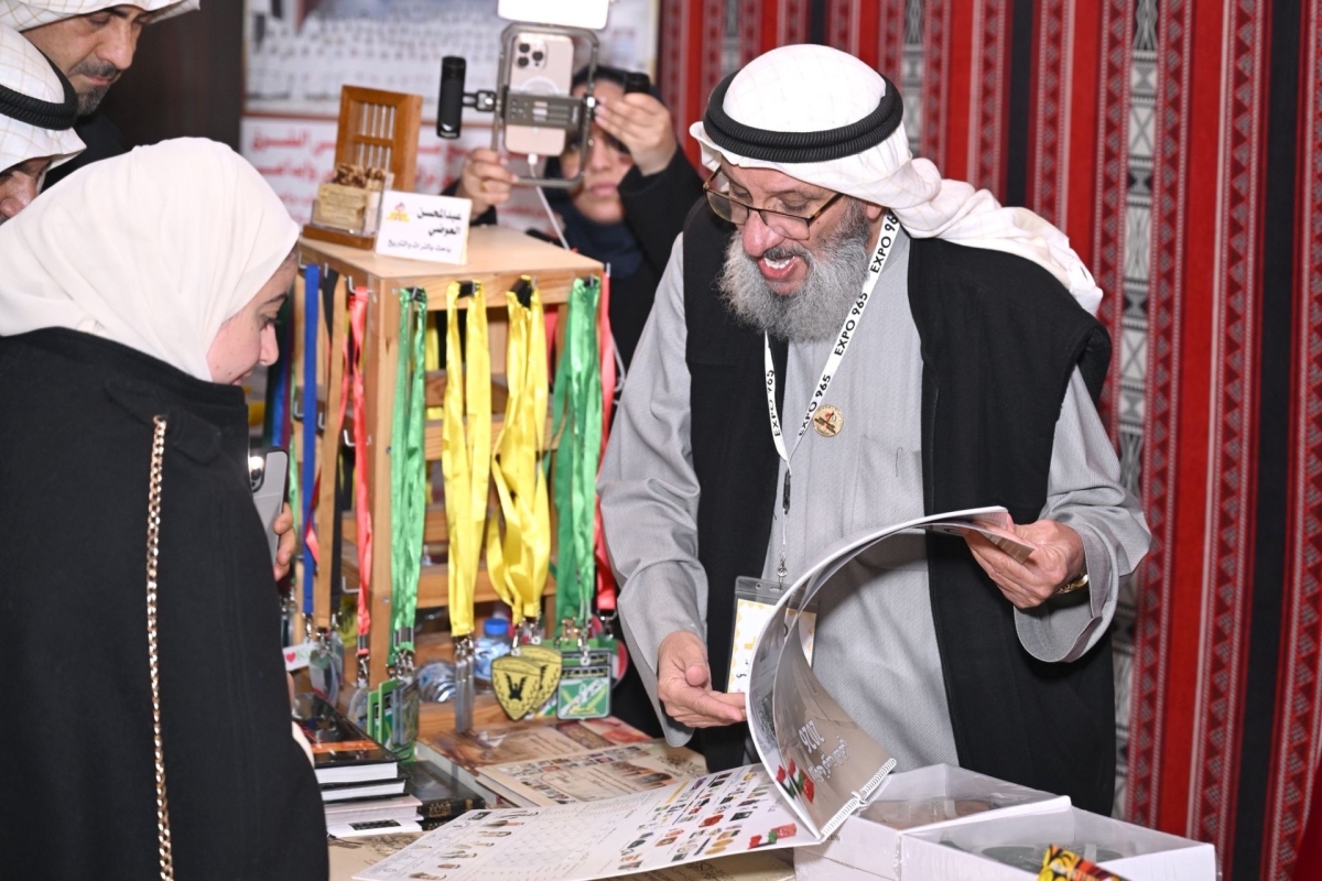 مشاركة أحد أعضاء فريق «إكسبو 965»