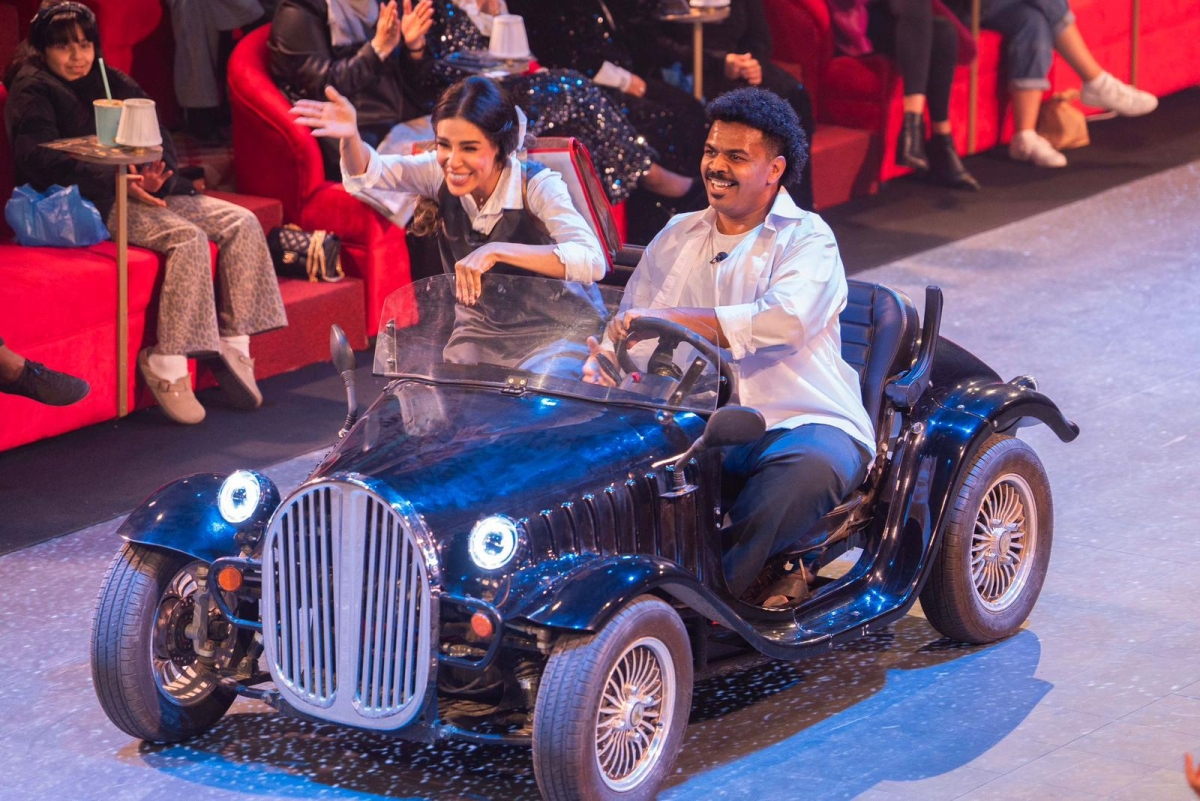 الحملي وحصة النبهان في «الحفلة»