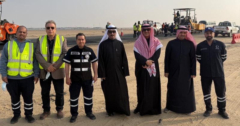 محافظ الجهراء تفقد مشروع طريق الأرتال: الالتزام بالمواصفات الفنية وجودة التنفيذ 