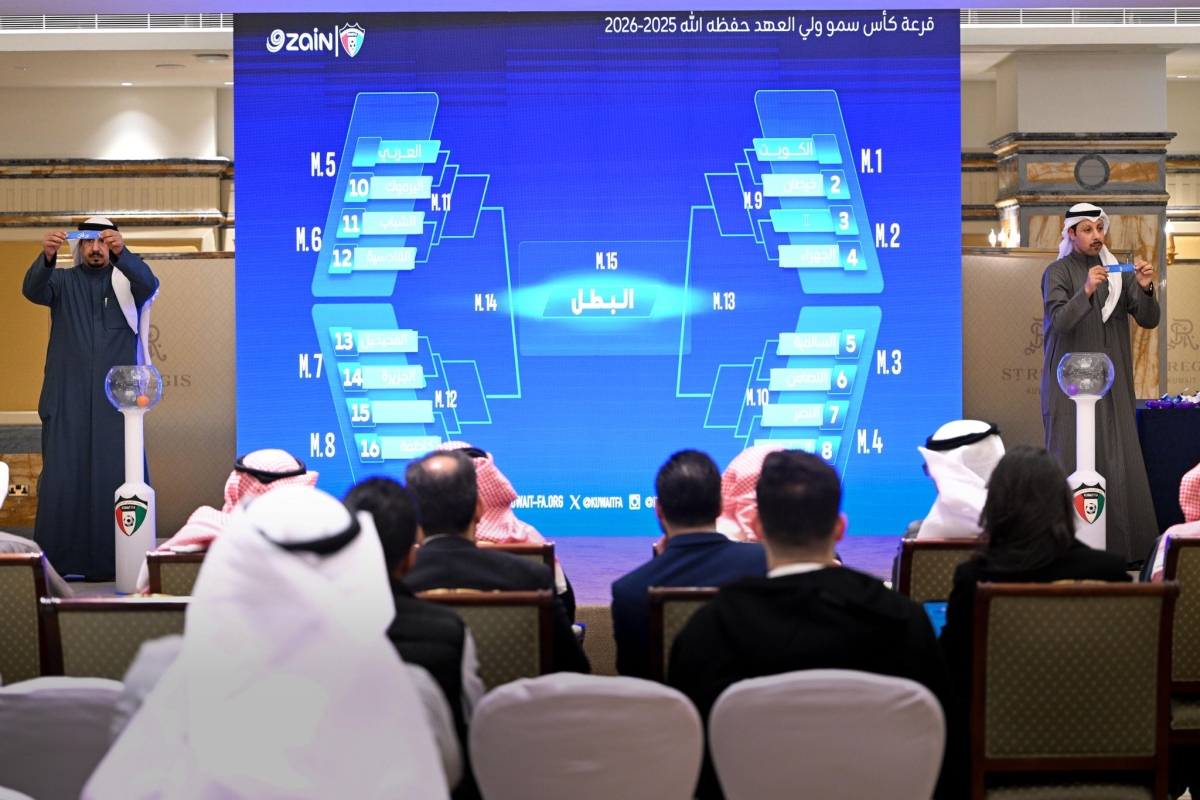 جانب من مراسم القرعة