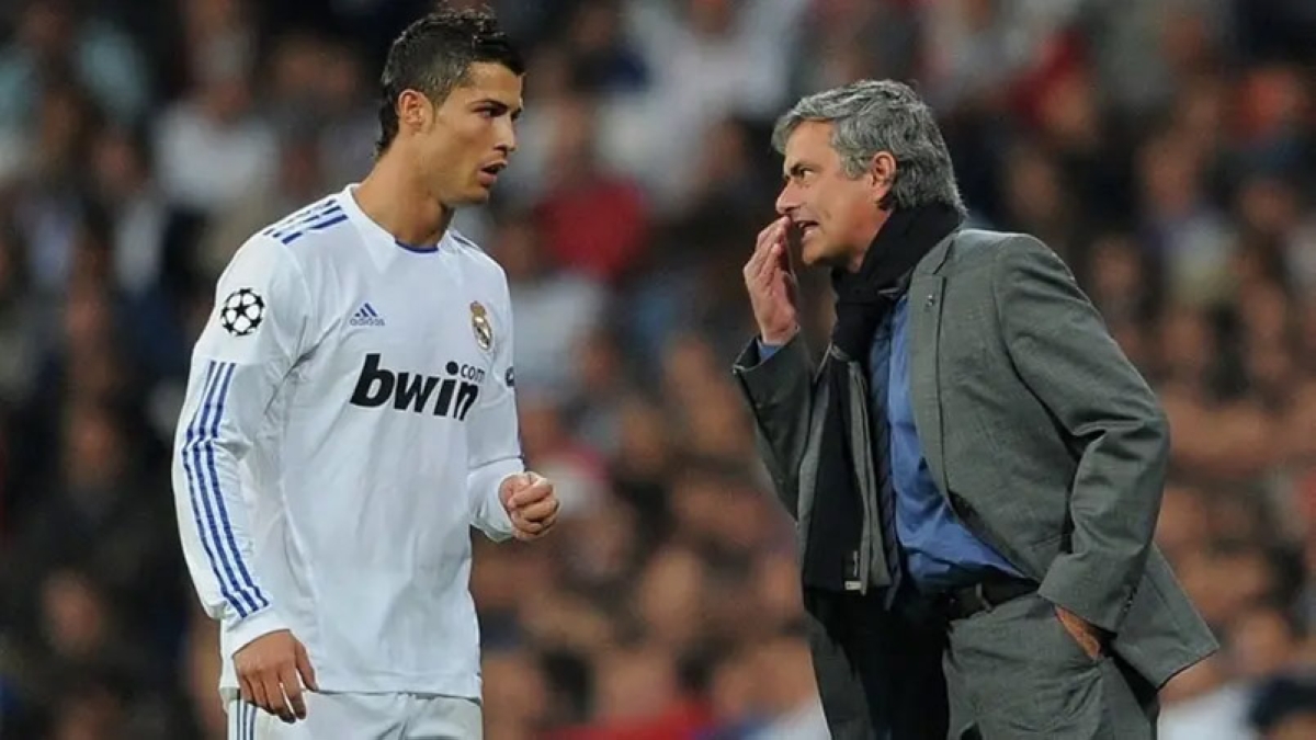 جوزيه مورينيو وكريستيانو رونالدو 