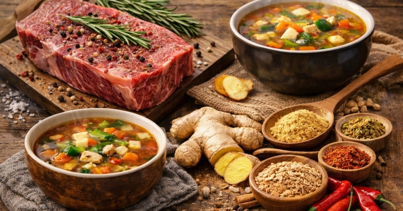 6 أطعمة شتوية تمنح الجسم الدفء وتحميه من البرد 