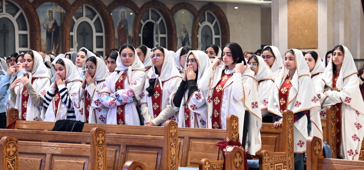 جانب من قداس الكنيسة القبطية