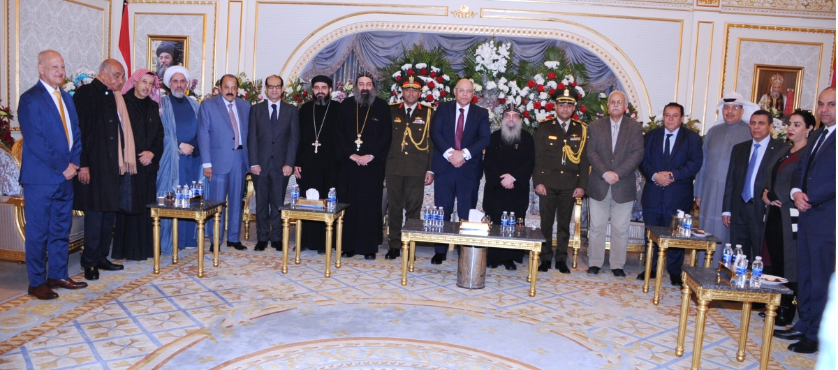 جانب من الحضور في الكنيسة القبطية