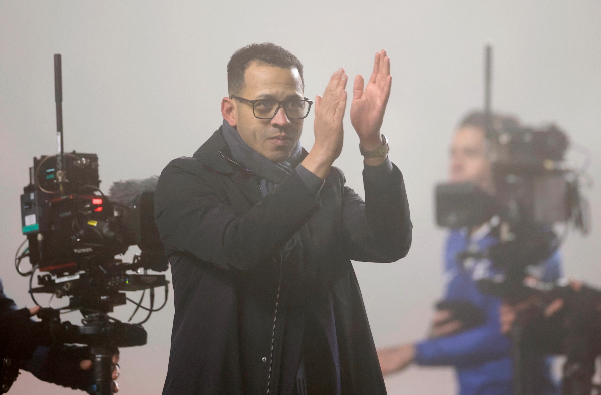  ليام روسينيور بعد المباراة (رويترز)