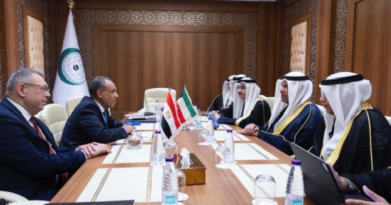 وزير الخارجية يبحث مع نظيريه المصري والفلسطيني سبل تعزيز التعاون 