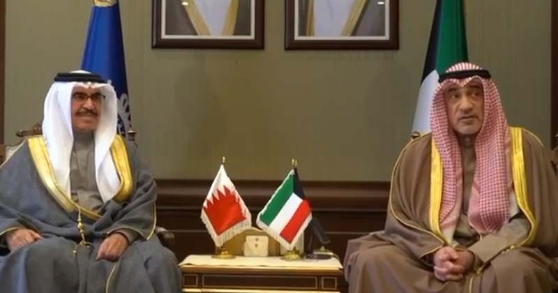 اليوسف يلتقي وزير الداخلية البحريني 