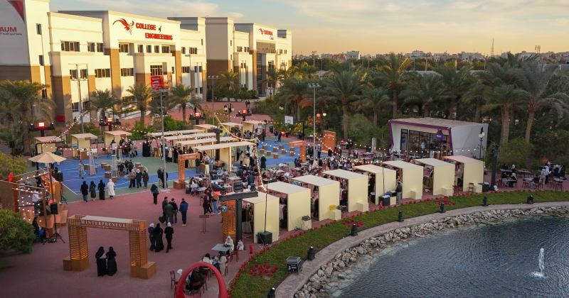 طلبة وخرّيجو «AUM» يقدّمون مشاريع متميزة في معرض Winterpreneur Fair بنسخته الثانية 