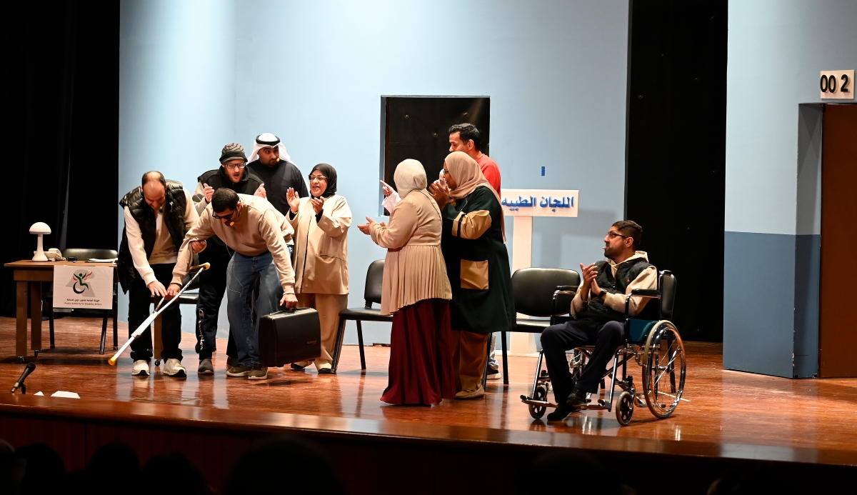 ذوو الهمم أبدعوا في التمثيل