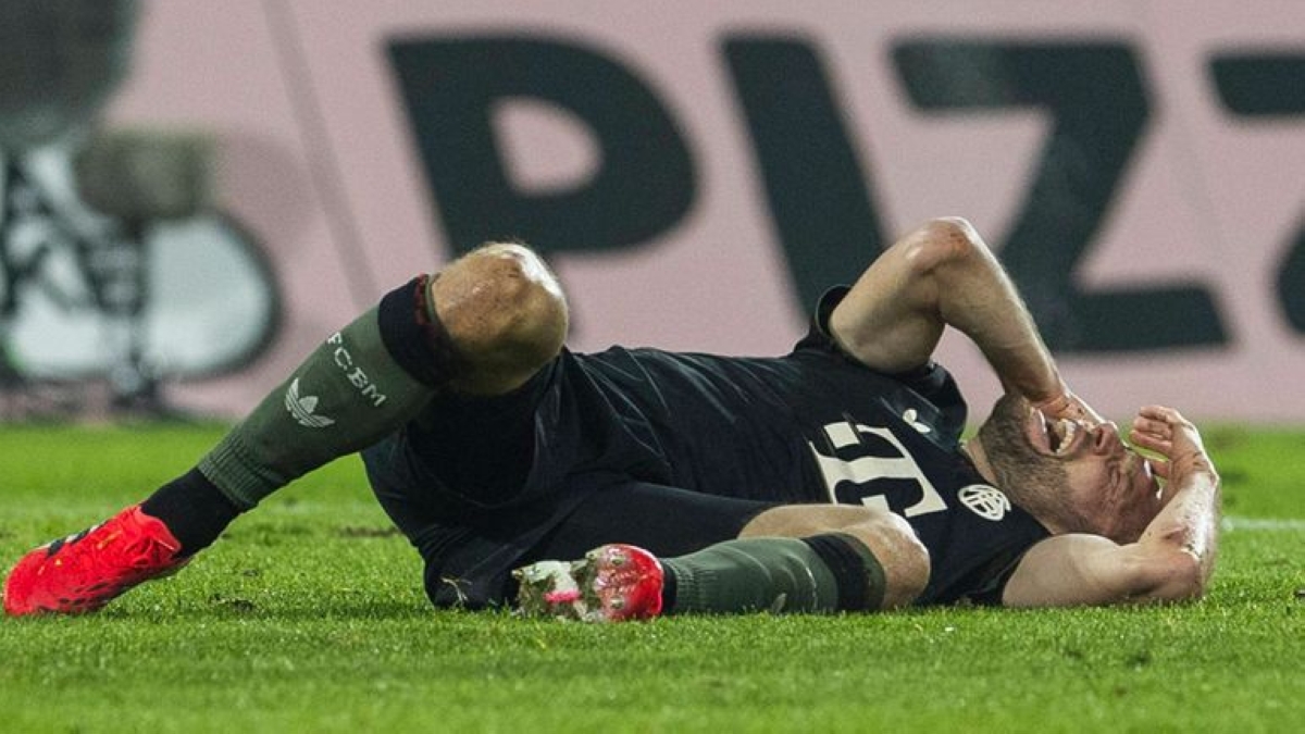 كونراد لايمر مصاباً