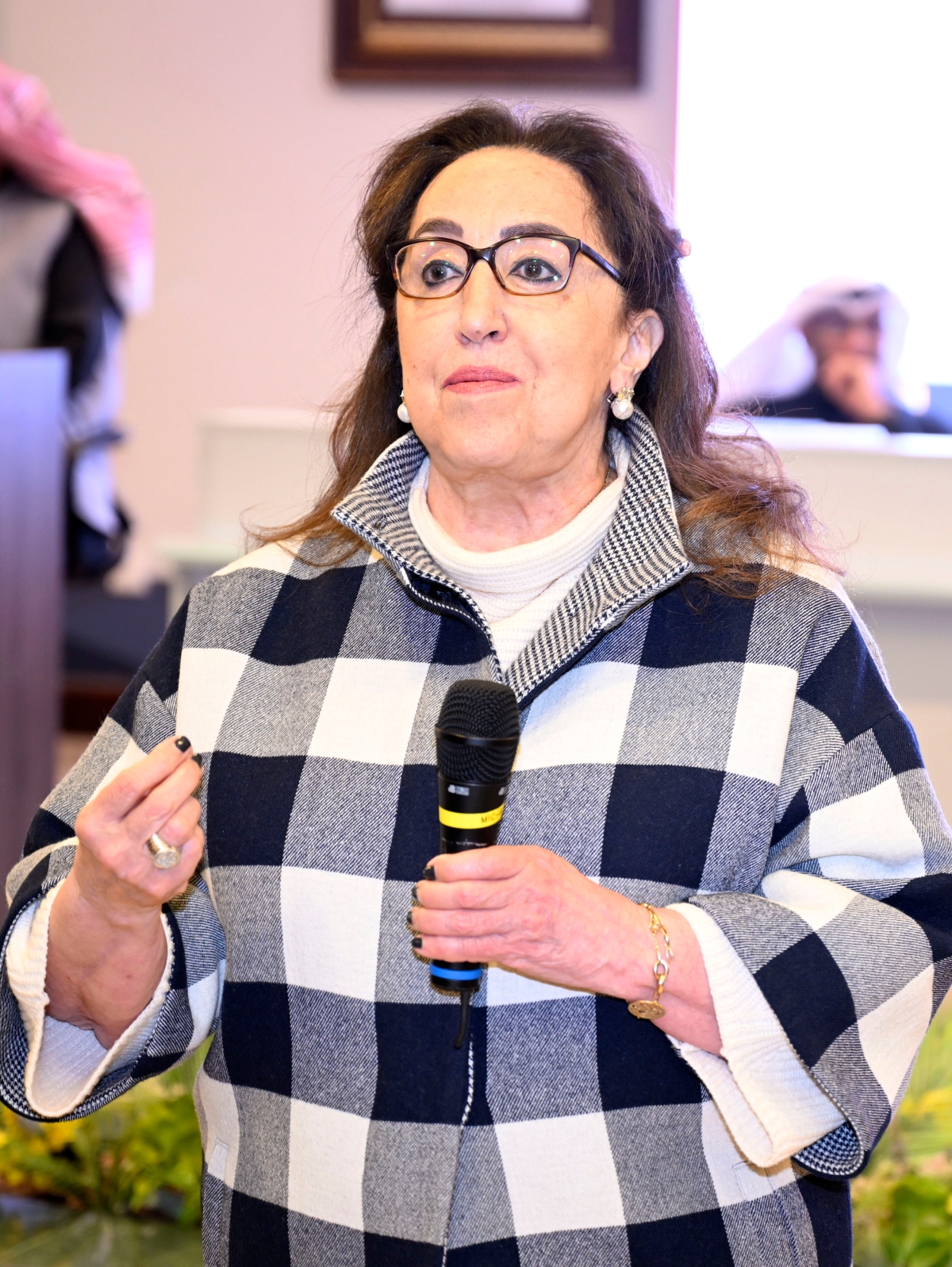 بيبي اليوسف تتحدث على هامش القرعة