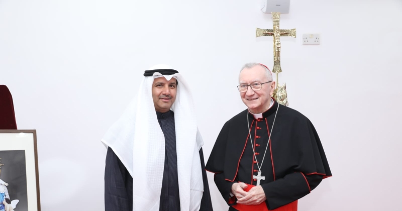 «نفط الكويت» أقامت حفل استقبال للكاردينال بارولين 