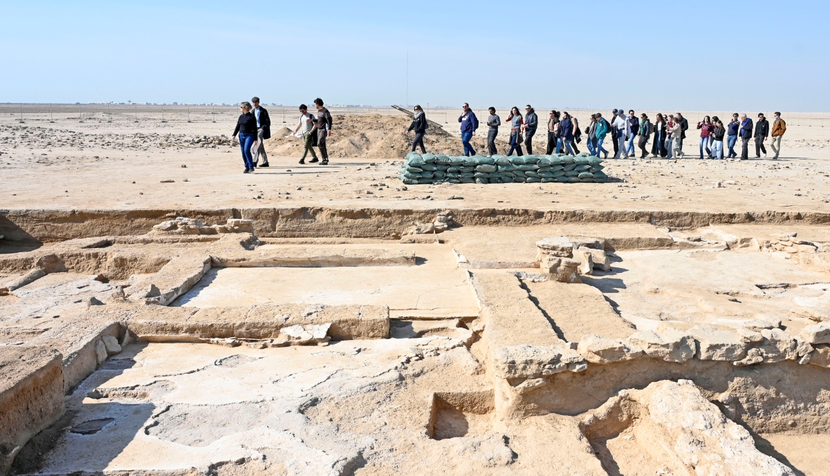 الحضارات تعاقبت في جزيرة فيلكا (تصوير سعود سالم)