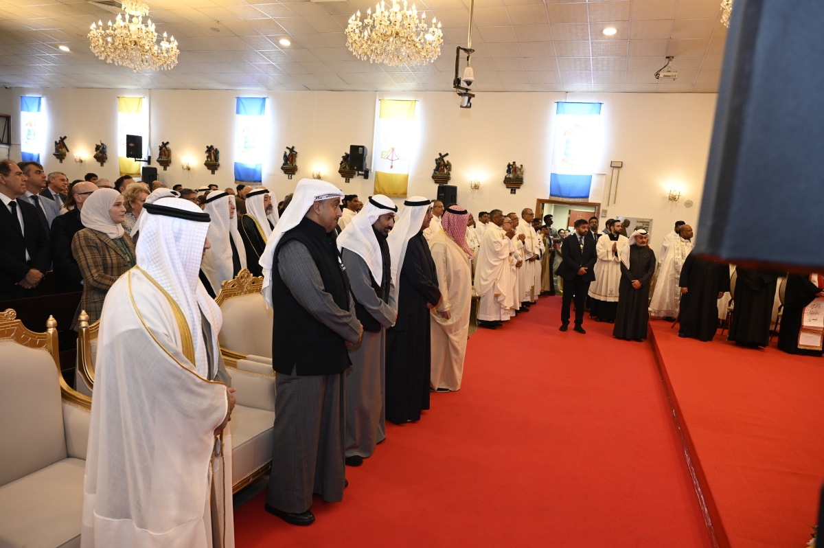 قداس الكنيسة الكاثوليكية في الأحمدي 