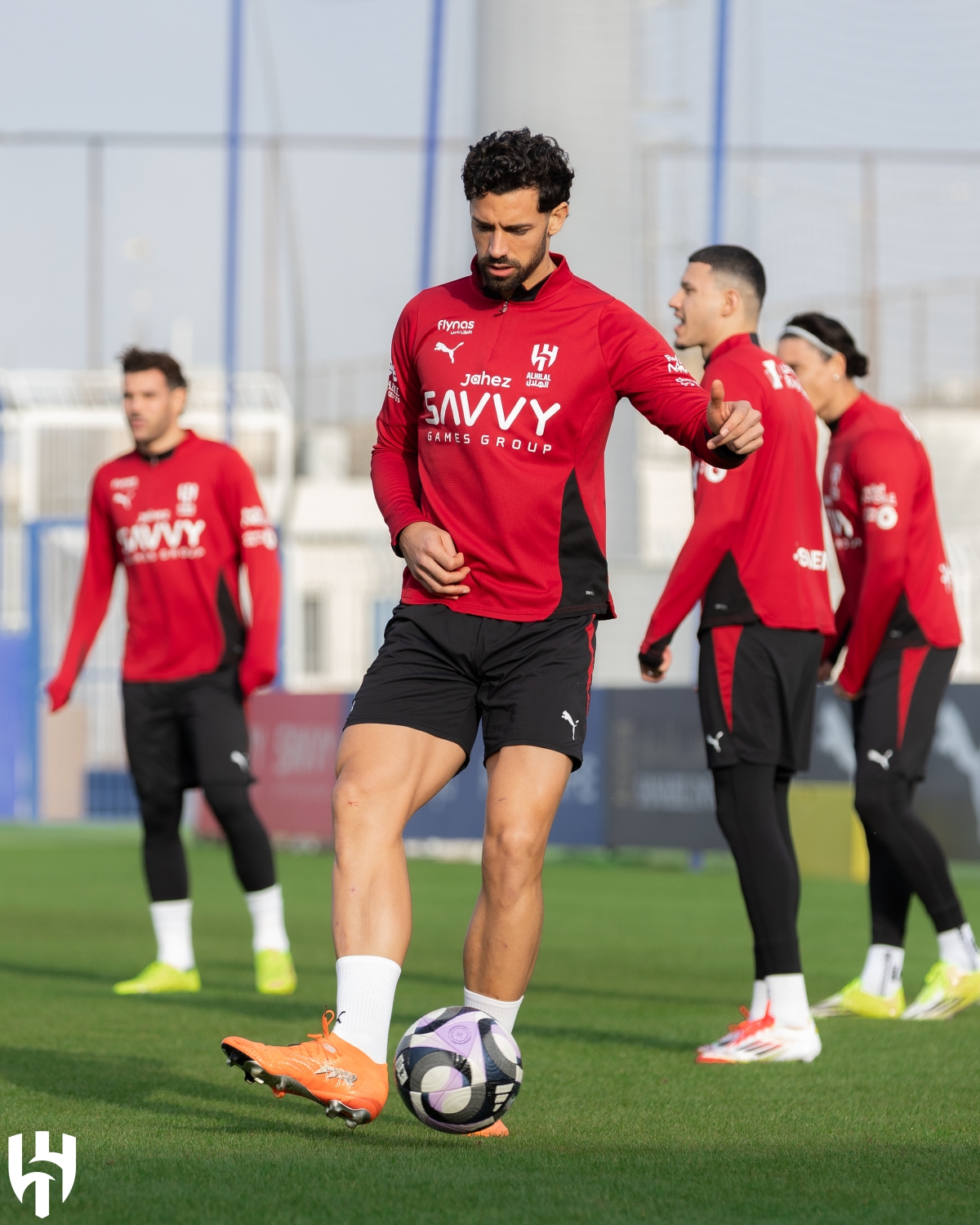 من مران الهلال الأخير