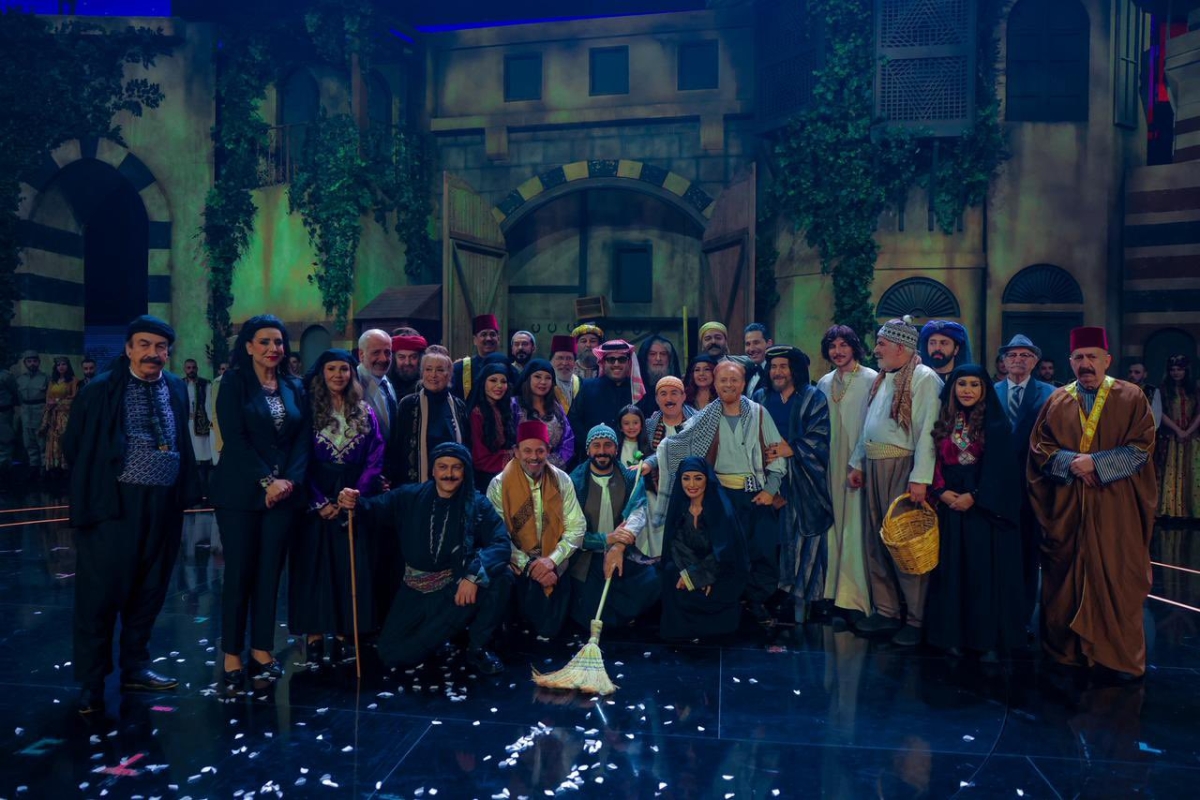 تركي آل الشيخ يتوسط نجوم الدراما السورية