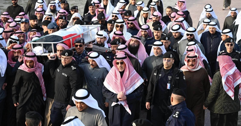 اليوسف يتقدم مشيعي شهيد الواجب سعود الخمسان 