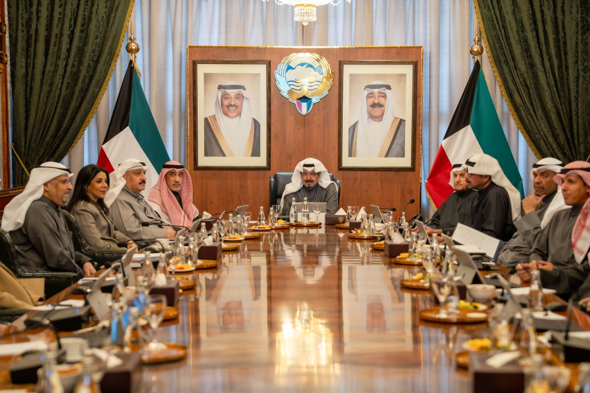 العبدالله مترئساً اجتماع مجلس الوزراء