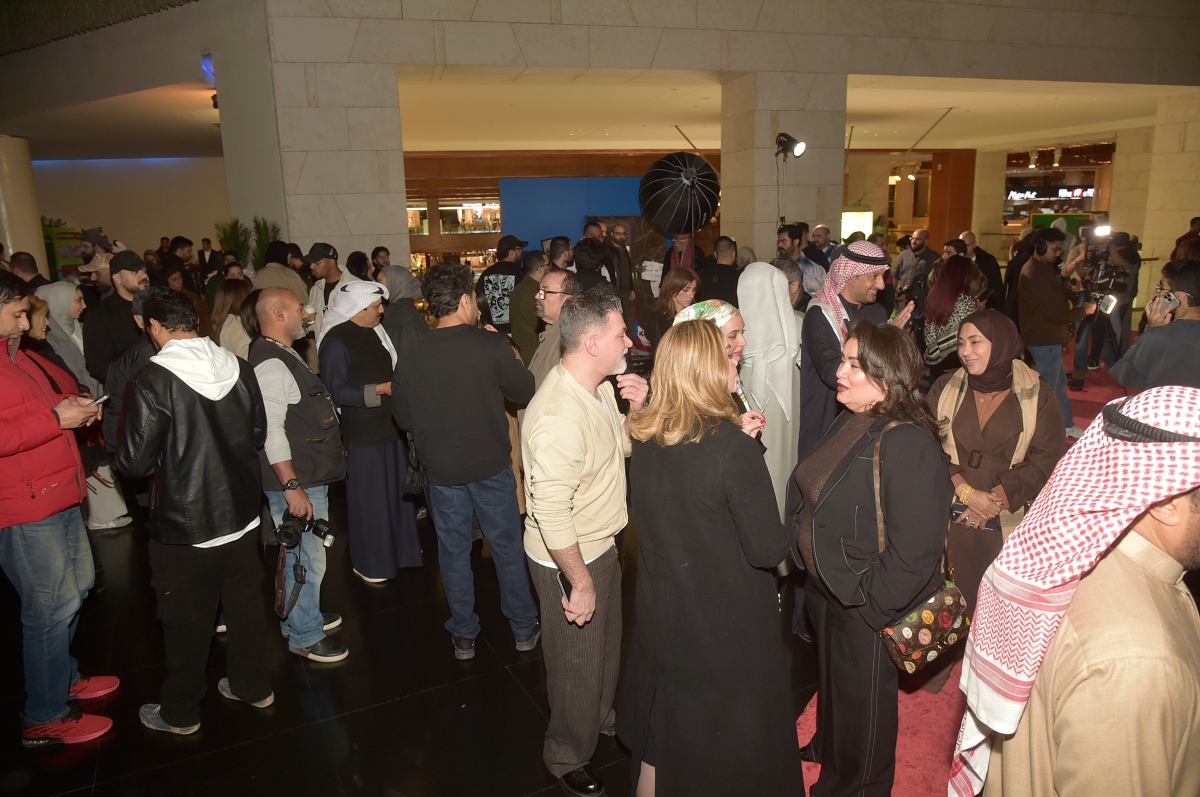 الحضور قبيل افتتاح العرض الخاص للفيلم