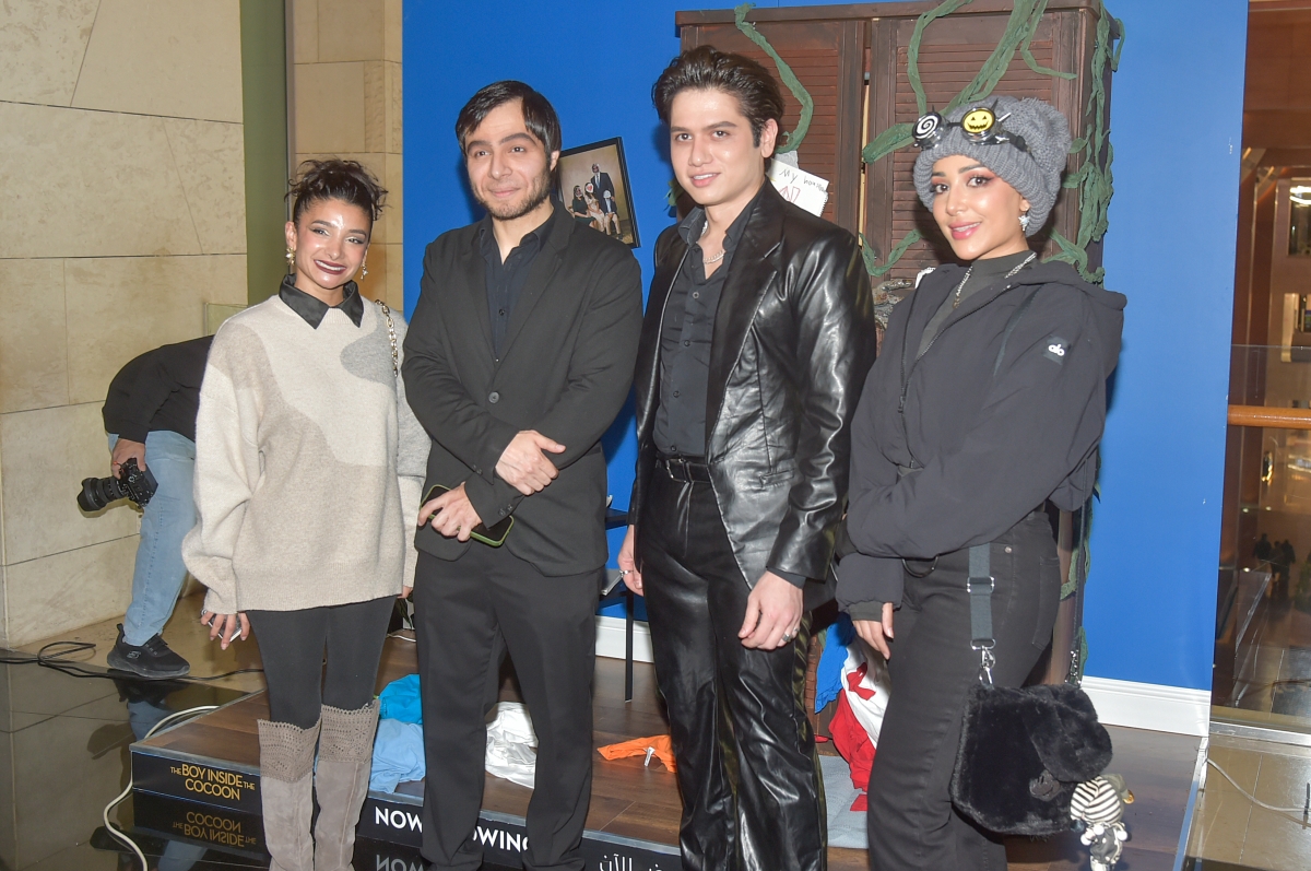 سفانة الشواف ومصمم المؤثرات محمد عامر وأحمد التركيت وعائشة العوضي