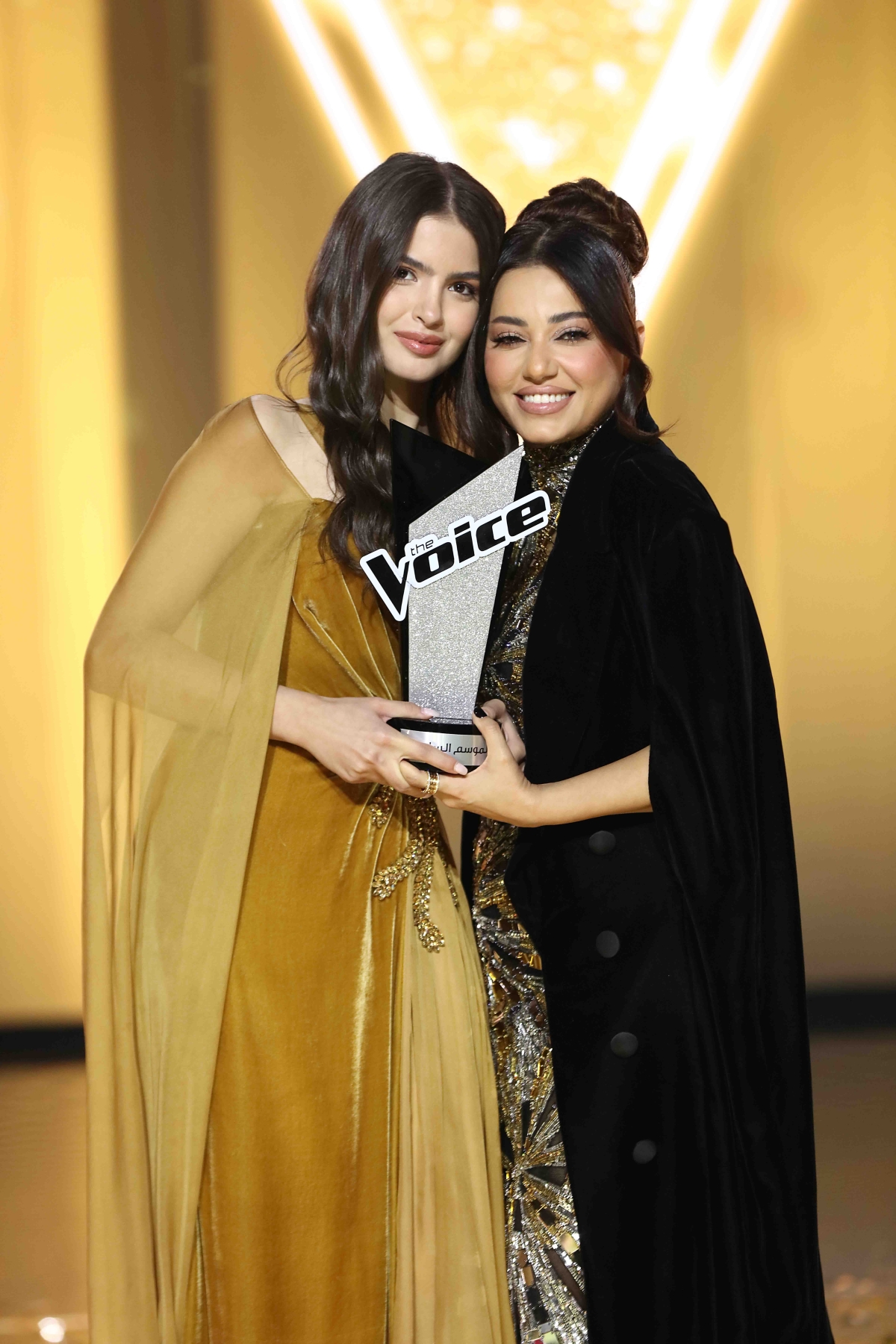 جودي شاهين مع مدربتها رحمة رياض