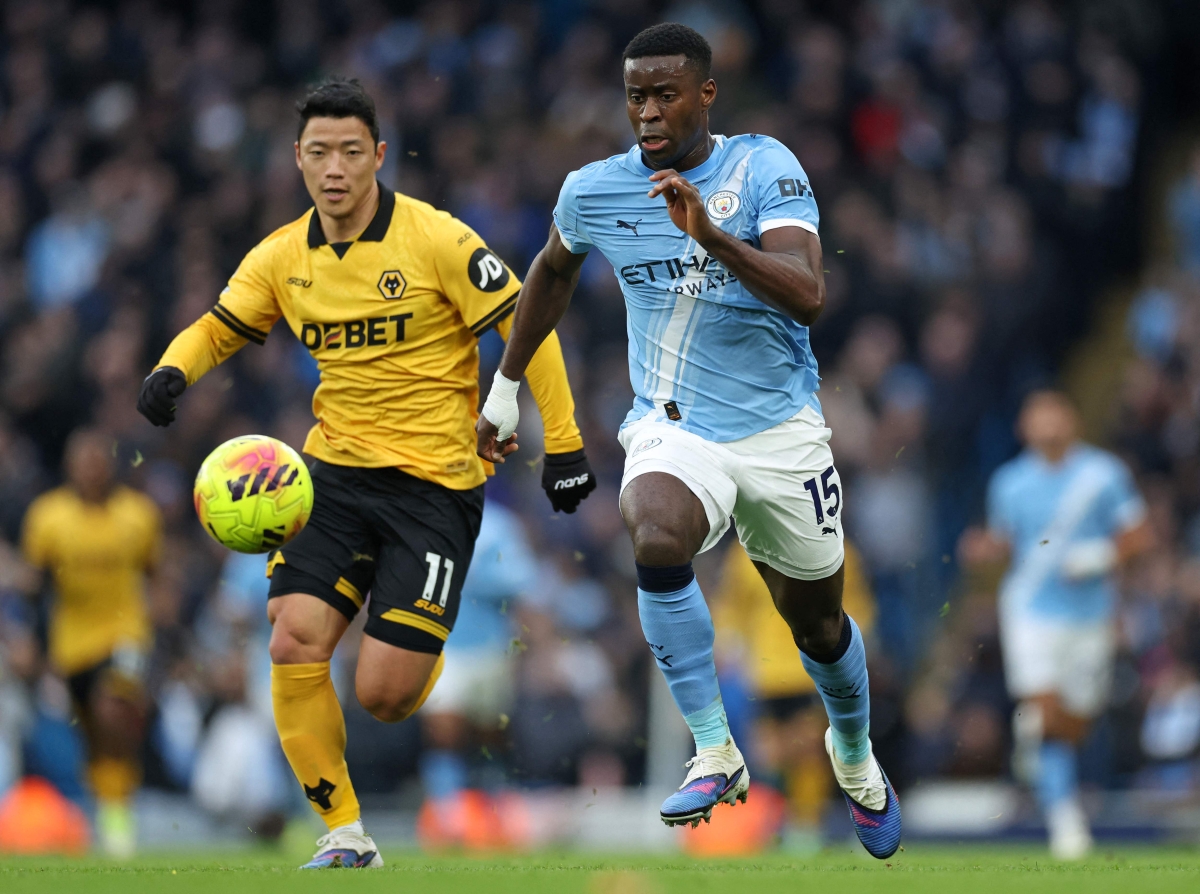 مارك غويهي خلال المباراة الأولى مع مانشستر سيتي ضد ولفرهامبتون 
(أ ف ب)