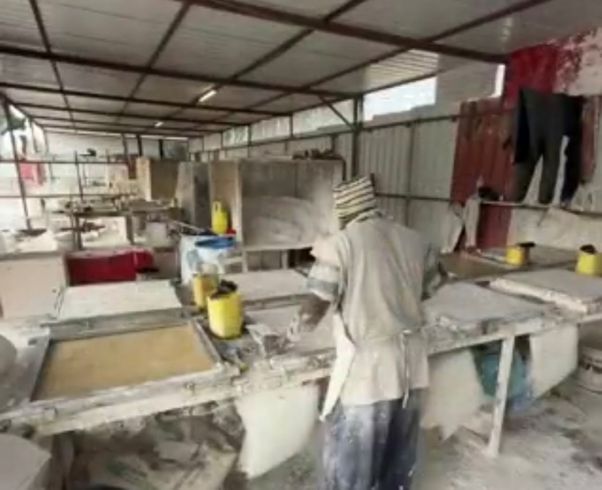 أعمال الديكور في القسيمة المخالفة