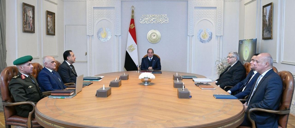 السيسي خلال اجتماع لتوطين صناعة الأطراف الصناعية والأجهزة التعويضية 
 