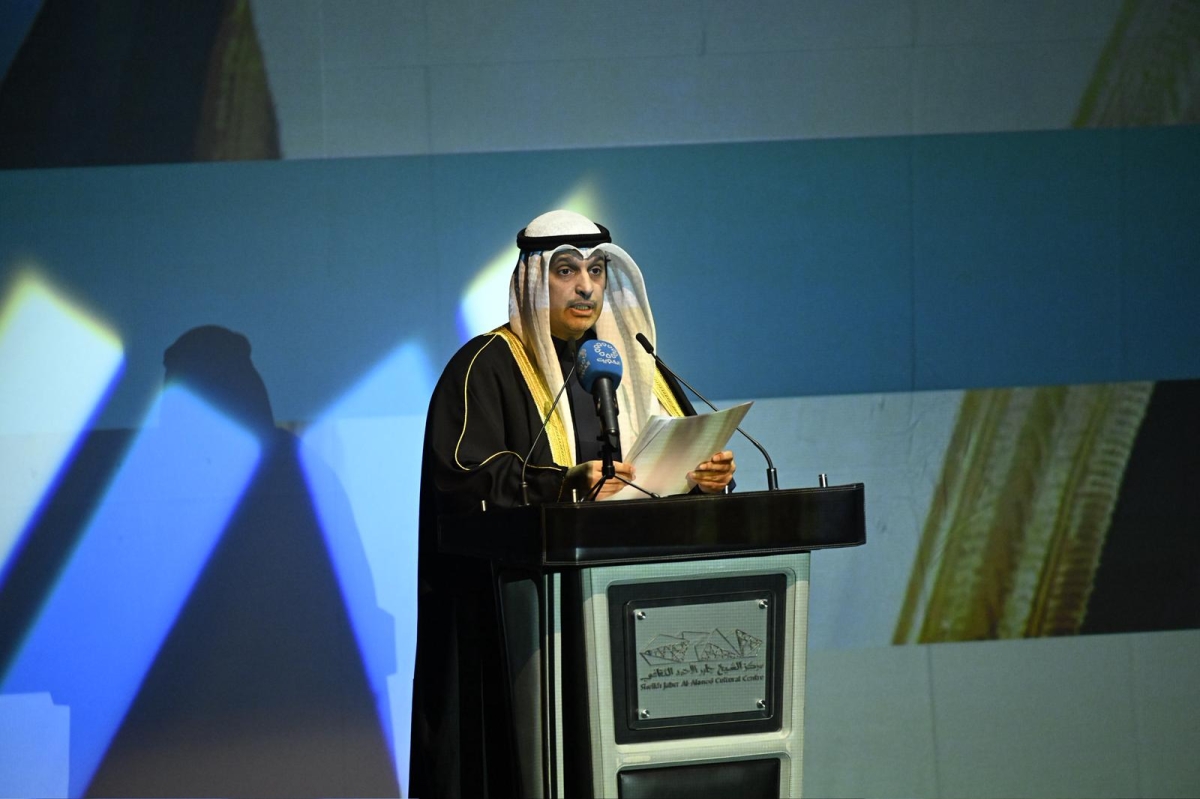 الوزير عبدالرحمن المطيري (تصوير سعود سالم)