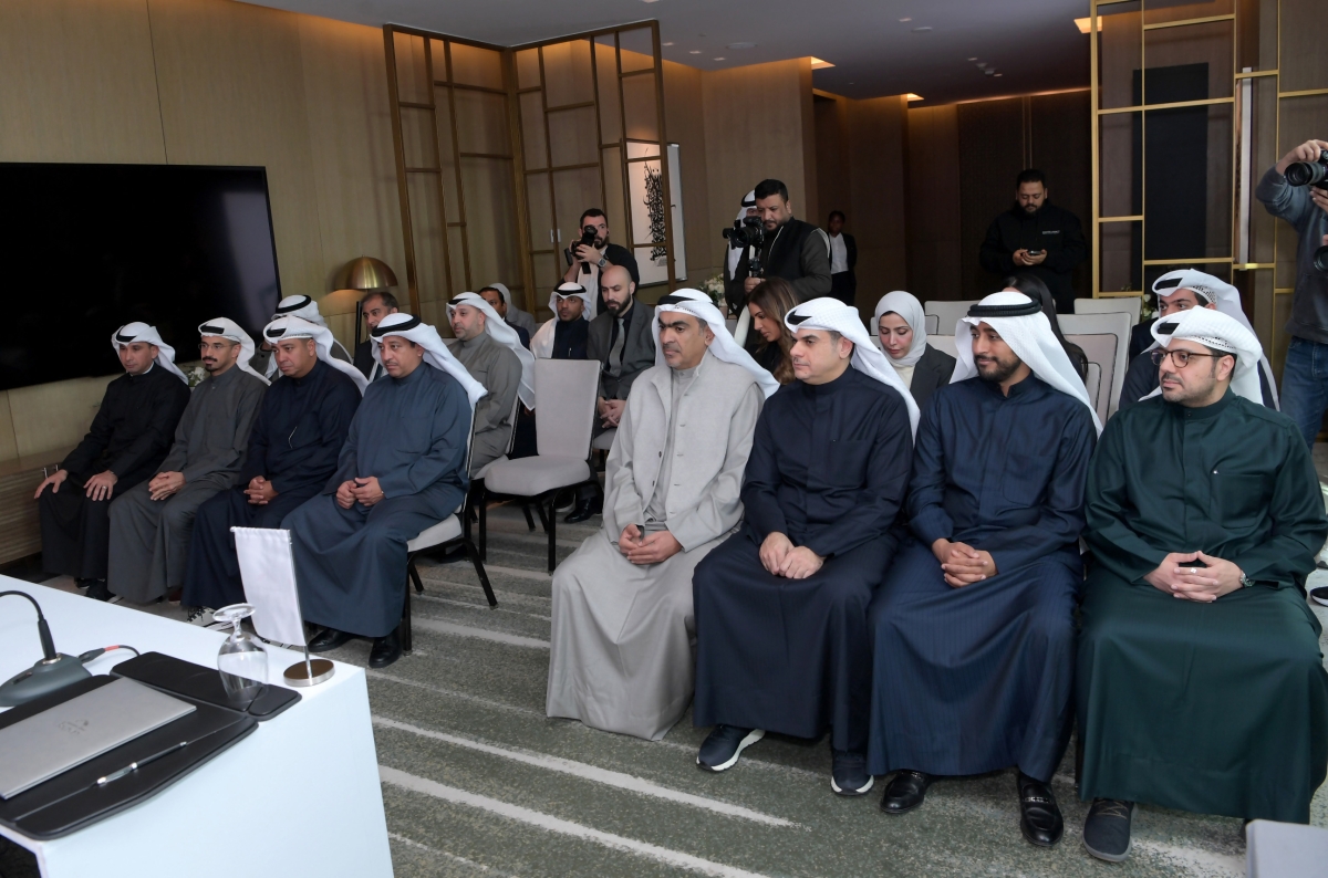 جانب من الحضور للإعلان عن الشراكة