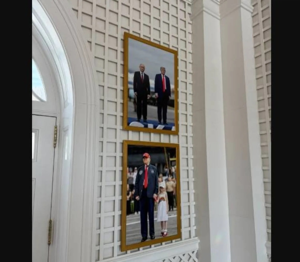 صورة ترامب وبوتين في البيت الأبيض (إكس)