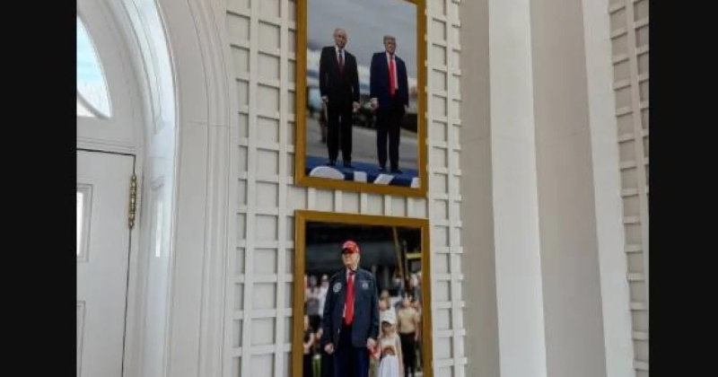 ترامب يُعلّق صورته مع بوتين في أروقة البيت الأبيض 