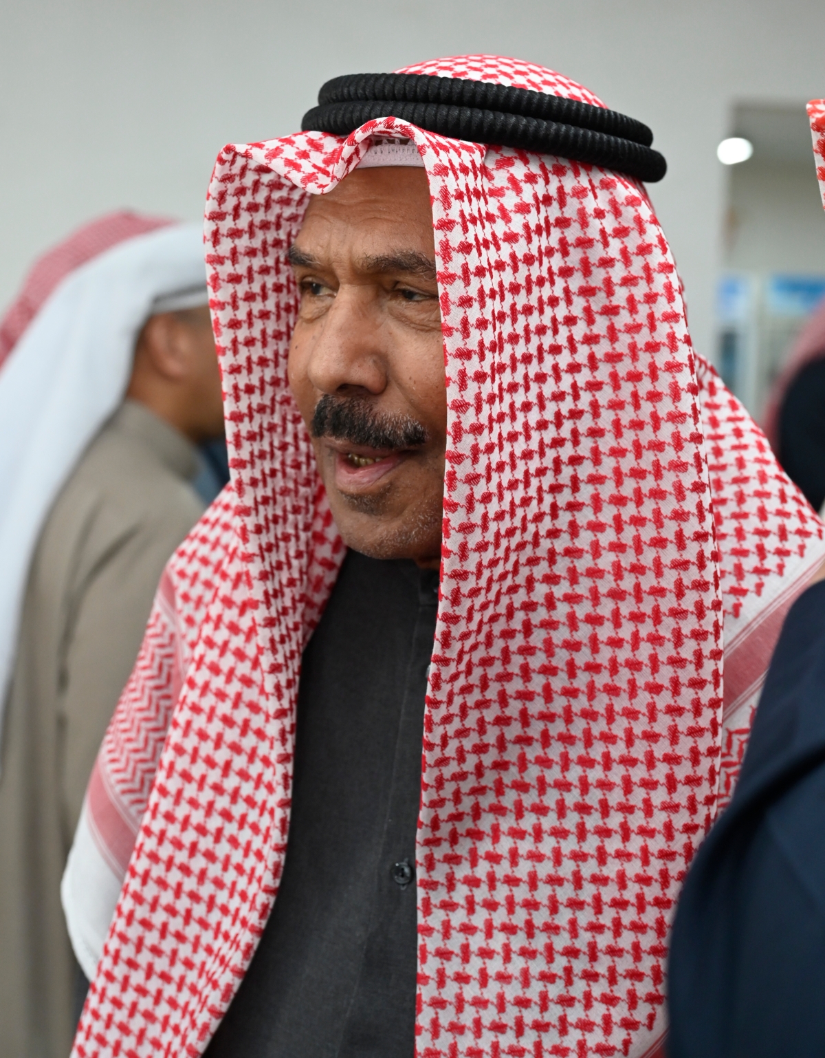 غنام الديكان... حضر العزاء 