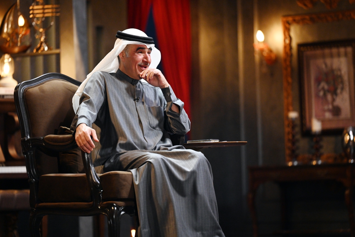 سعود البابطين خلال الحلقة