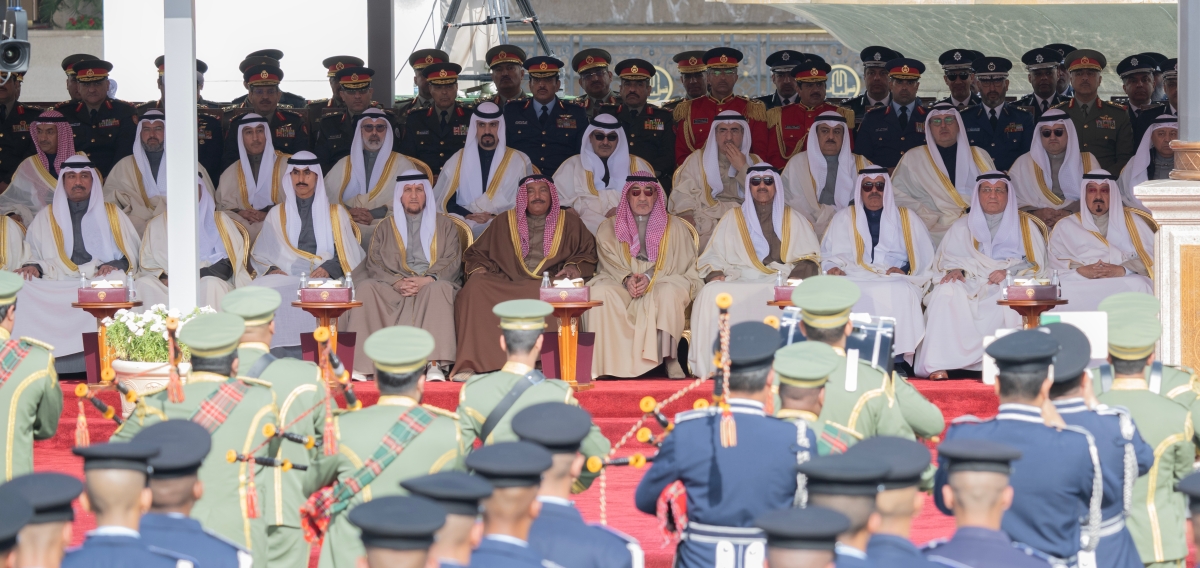 رئيس الوزراء ورئيس المجلس الأعلى للقضاء وكبار المسؤولين خلال المراسم