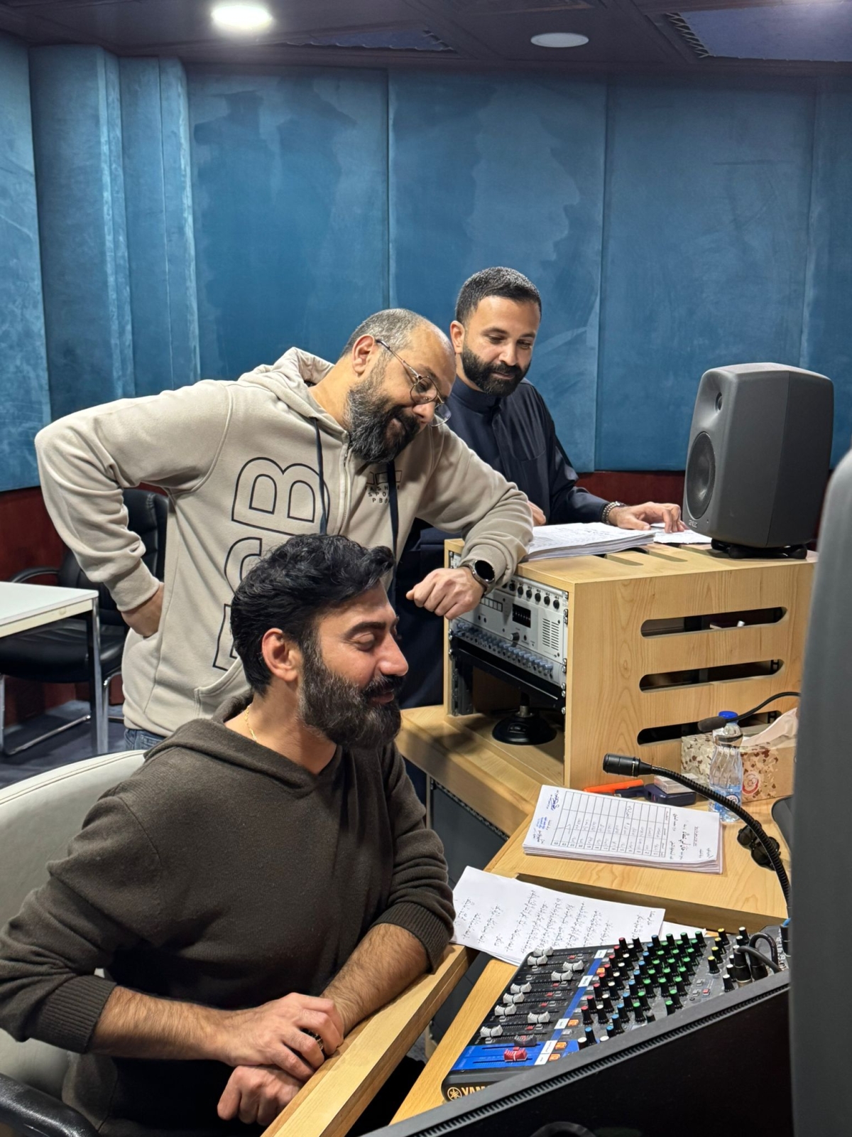 المخرج العلوي مع علي الحسيني وأوس الشطي