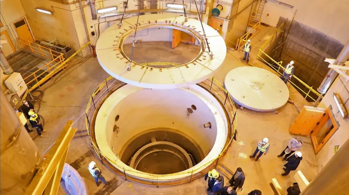 مفاعل آراك النووي الإيراني (أرشيفية - أ ف ب)