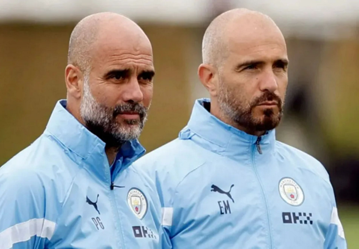 ماريسكا مع غوارديولا في مانشستر سيتي