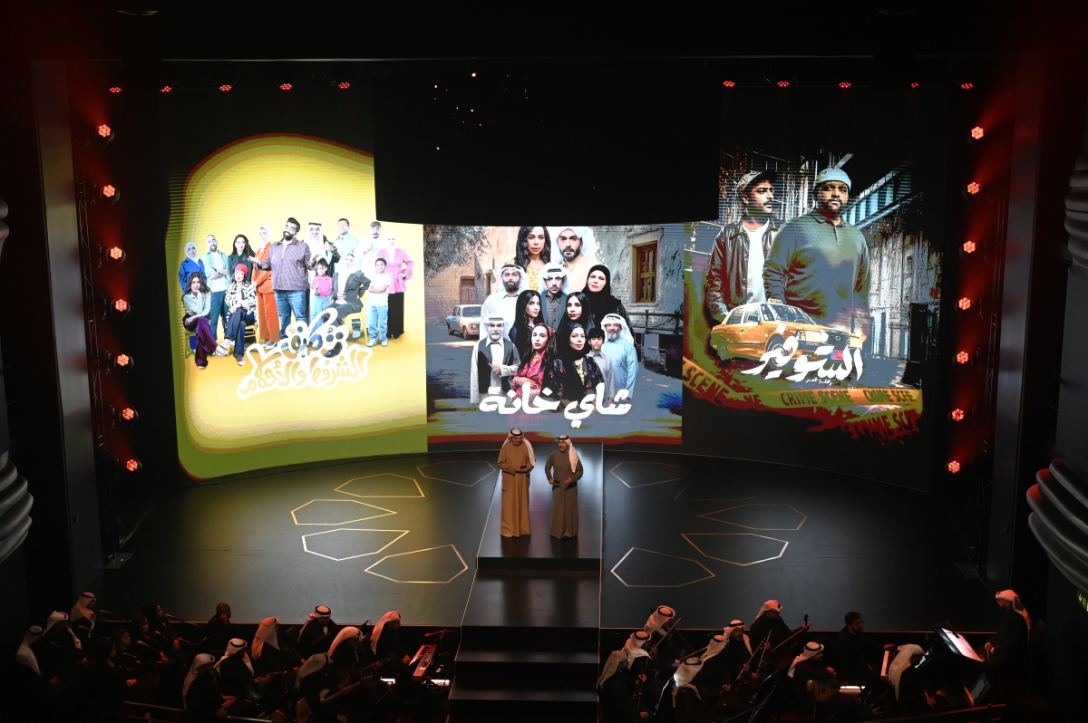 من المسلسلات الرمضانية (تصوير سعود سالم) 