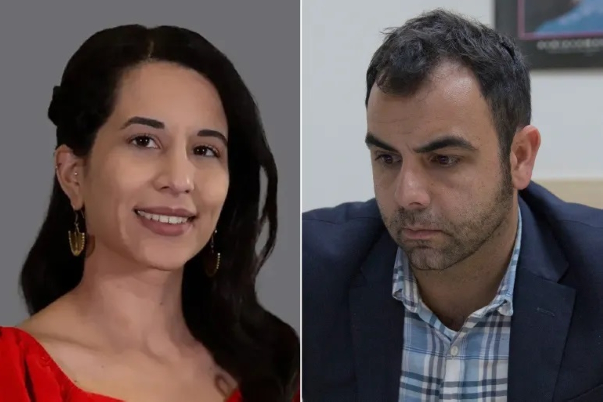 عمر شاكر وميلينا أنصاري  (الجزيرة)