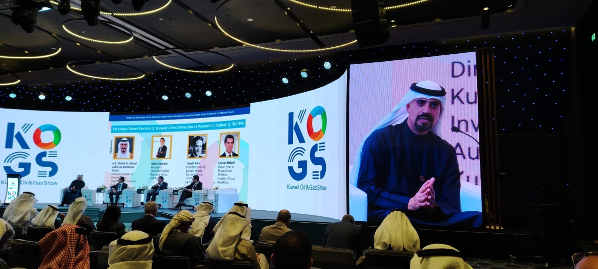 مشعل الجابر متحدثاً 