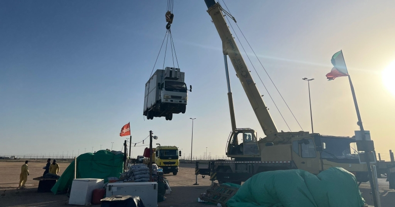 الكويت – رفع 5 مركبات متنقلة خلال حملة للبلدية على طريق المطلع والعبدلي