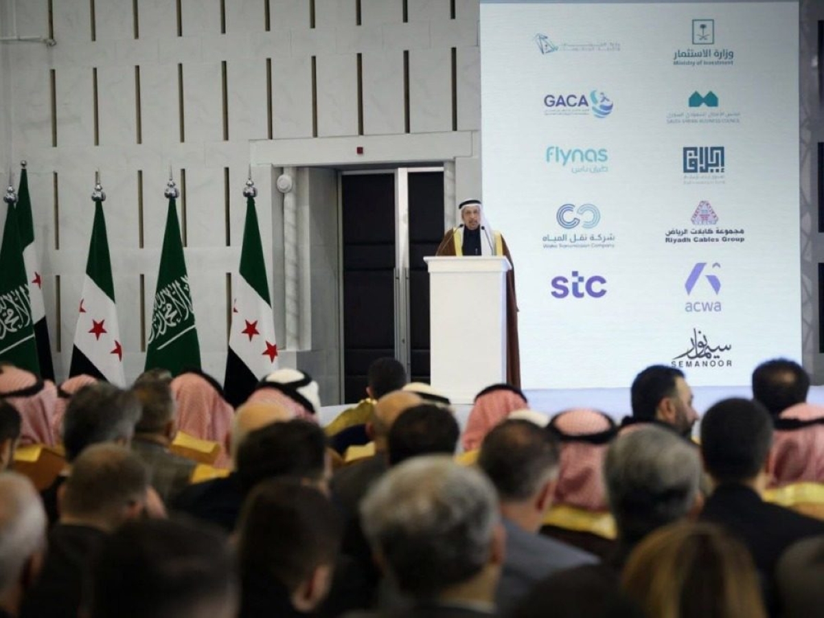 الفالح يُعلن توقيع اتفاقيات استثمارية مع الجانب السوري في دمشق