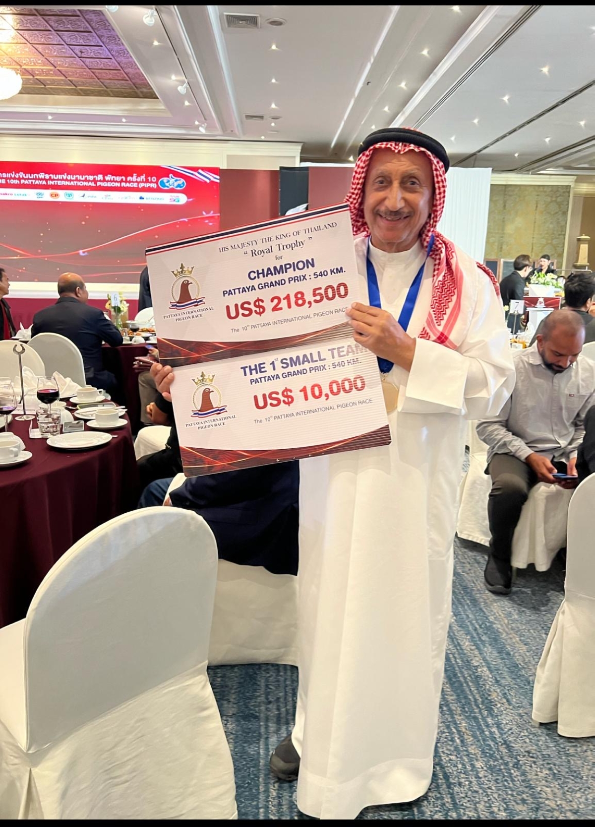 الفائز بالمركز الأول جاسم الكليب 