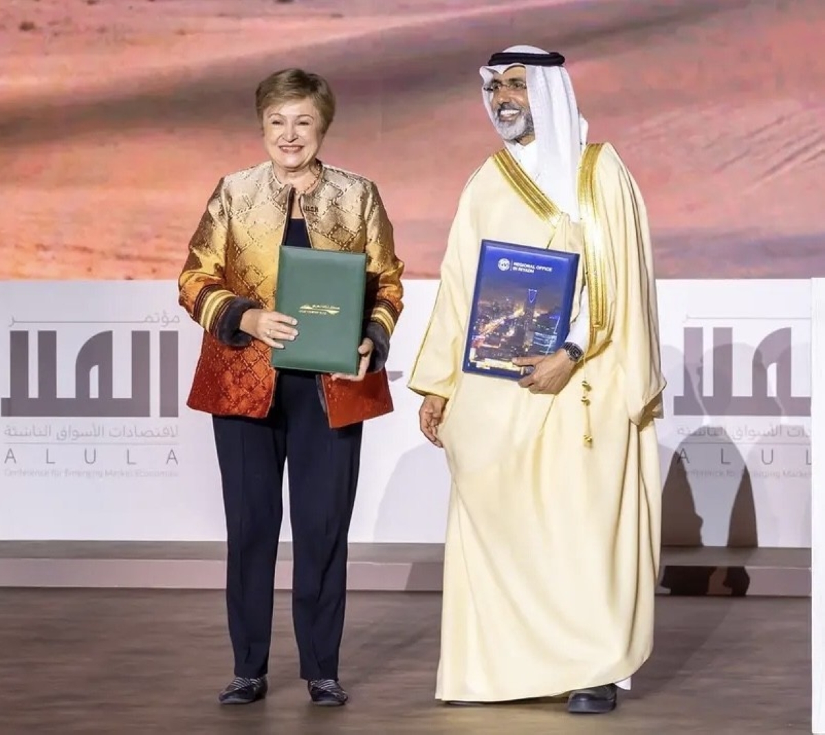 «صندوق النقد» و«النقد العربي» خلال توقيع مذكرة التفاهم 