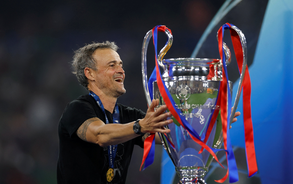 لويس إنريكي قاد باريس سان جرمان للقب دوري أبطال أوروبا