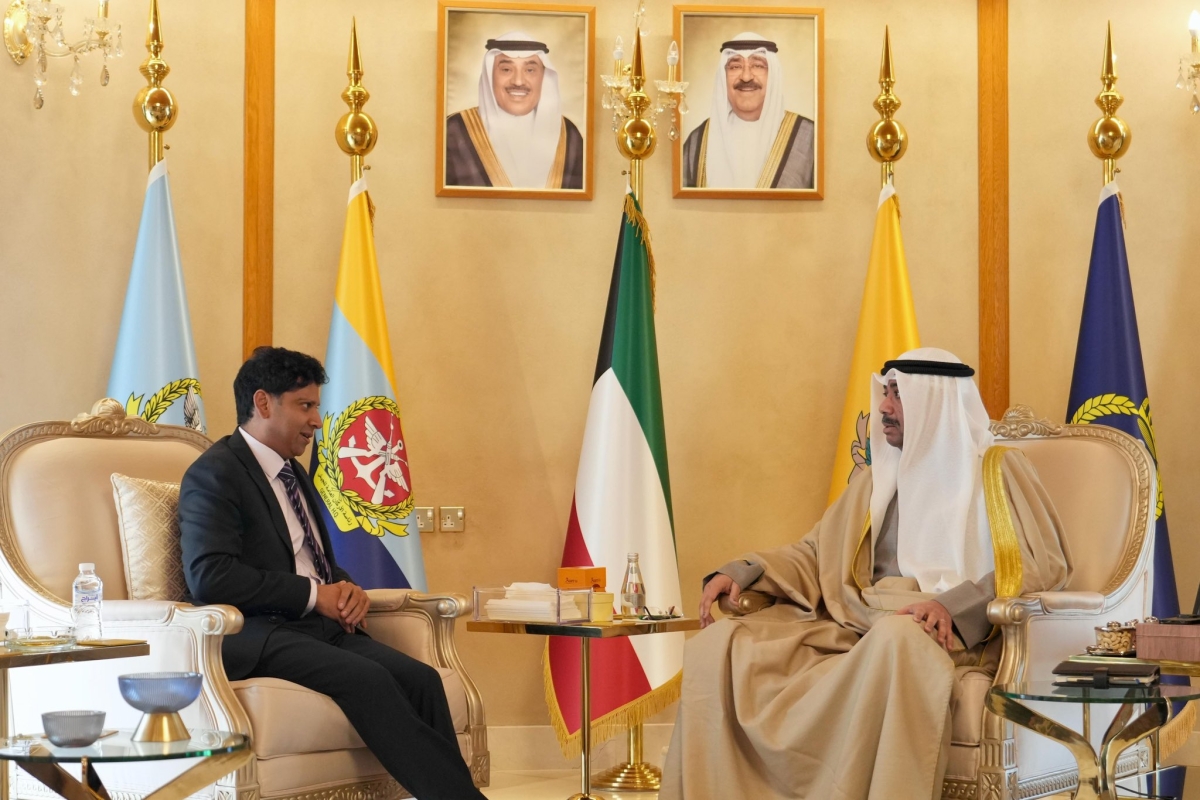 العلي مستقبلاً السفير رشيد