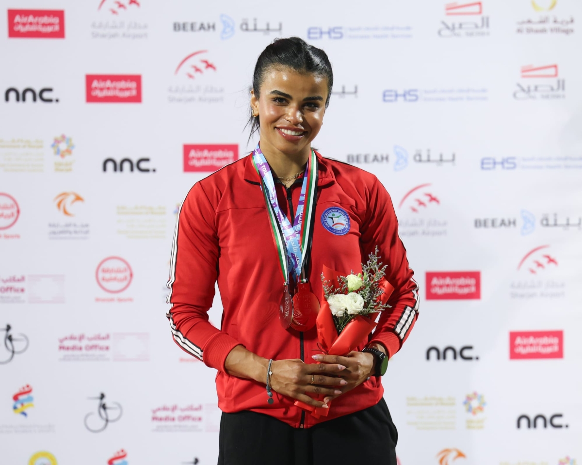 الكويتية الجازي الفرحان تحرز فضية 100 متر حواجز وبرونزية السباعي بدورة الألعاب العربية للسيدات بالشارقة